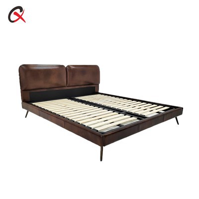 Queen Solid Wood and Upholstered Platform Bed Queen Solid Wood and Upholstered Platform Bed