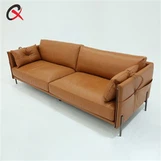 चमड़े का 2 सीट वाला सोफा