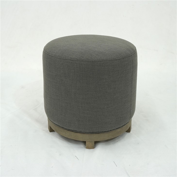 फुर ओटोमन स्टूल